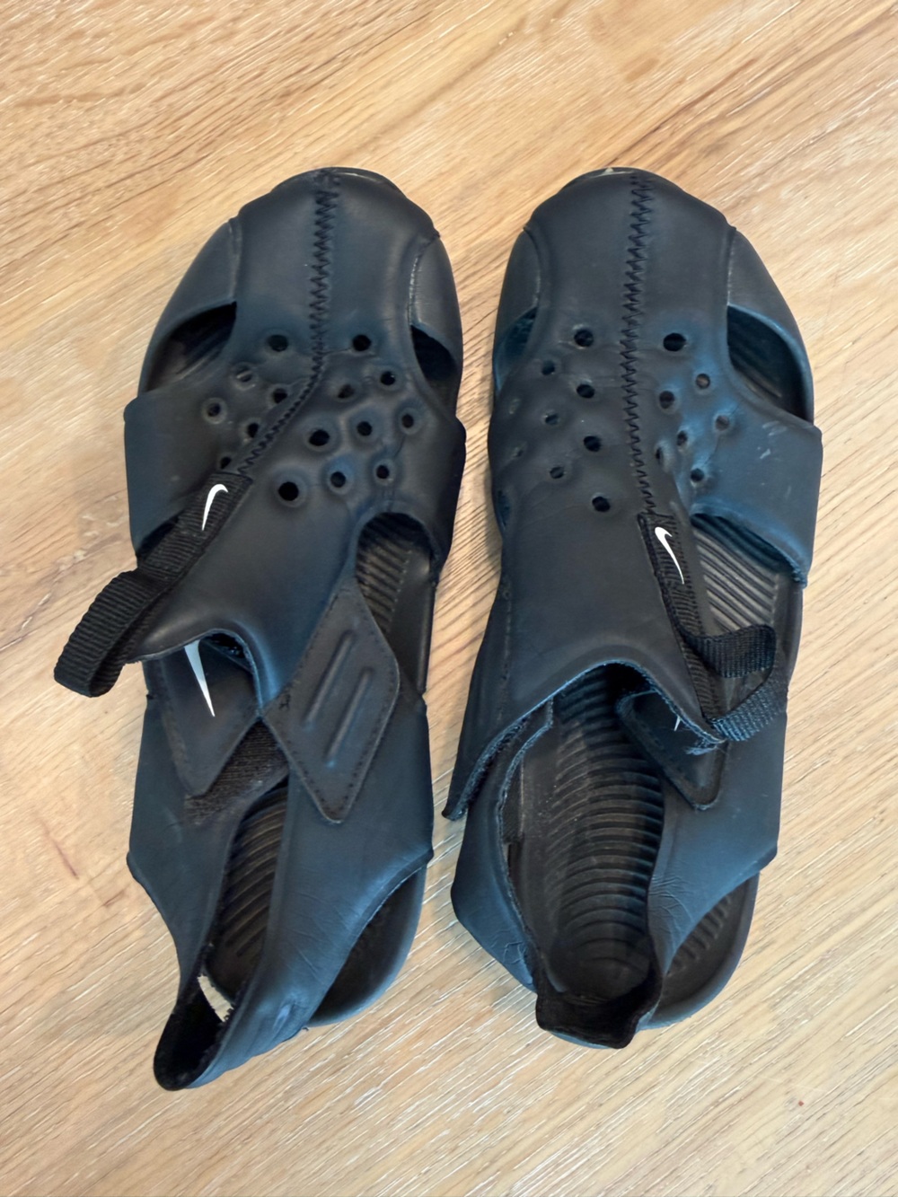 Nike Sunray Protect 2 Black Toddler Sandals 13C